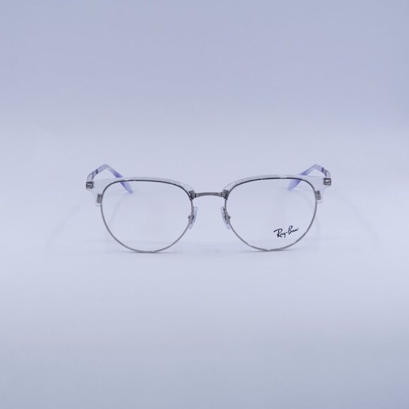 Ray Ban RX6396 2936 Eyeglasses Silver 53mm Oval Frame - Picture 2 of 10